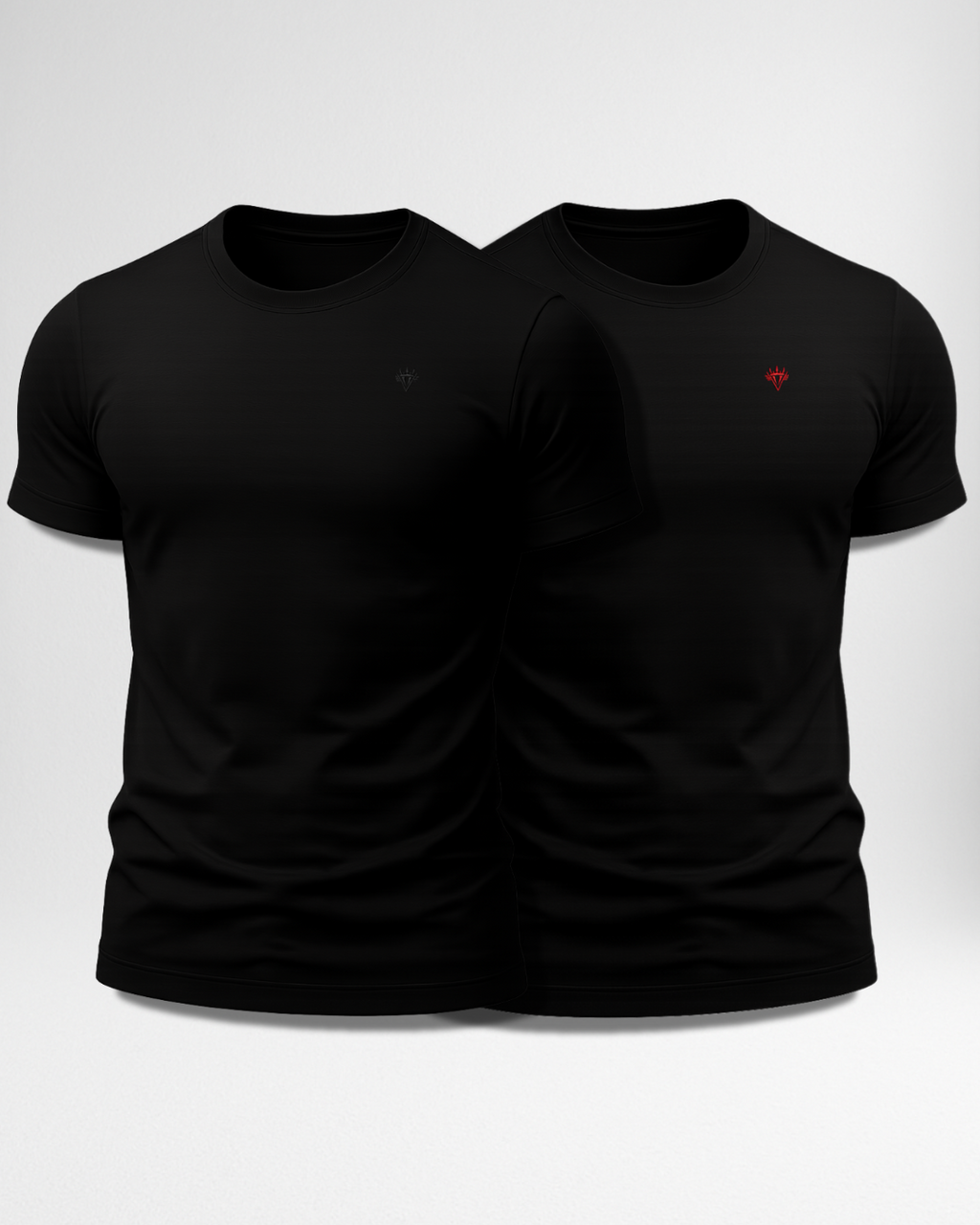 Essential Tee Red & Black Logo Bundle