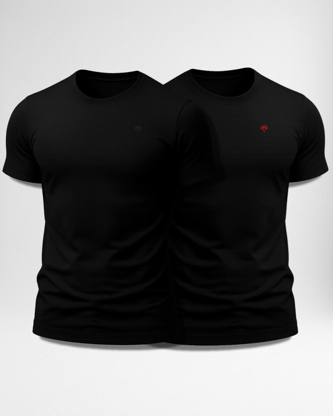 Essential Tee Red & Black Logo Bundle