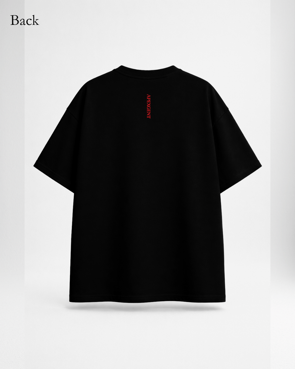 Oversized Shirt Embroidered - Black - Apexgent
