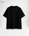 Oversized Shirt Embroidered - Black - Apexgent