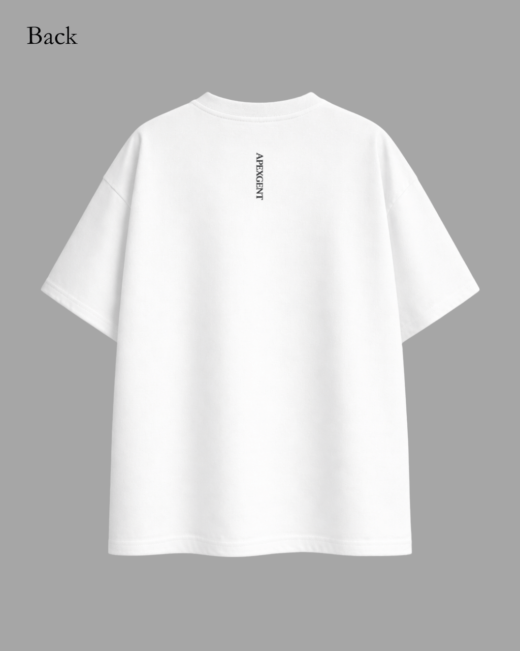 Oversized Shirt Embroidered - White - Apexgent