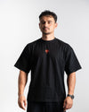 Oversized T-Shirt Red Logo - Apexgent