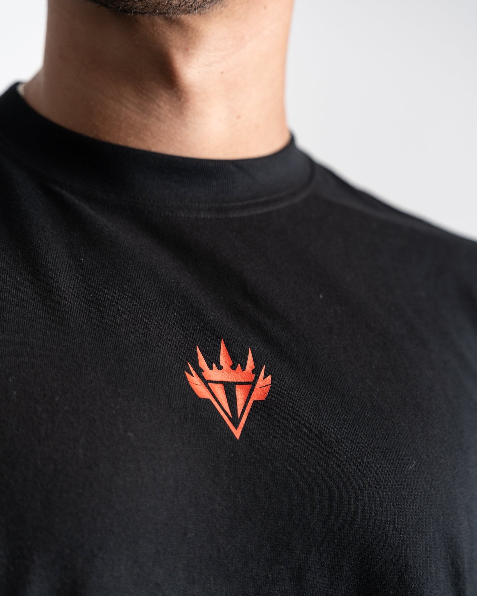 Oversized T-Shirt Red Logo - Apexgent